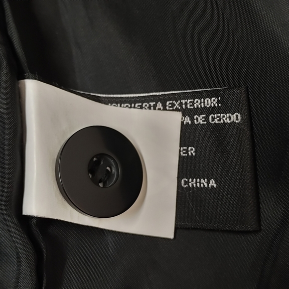 Worthington Women's Black Genuine Leather Jacket Size L - Picture 12 of 12